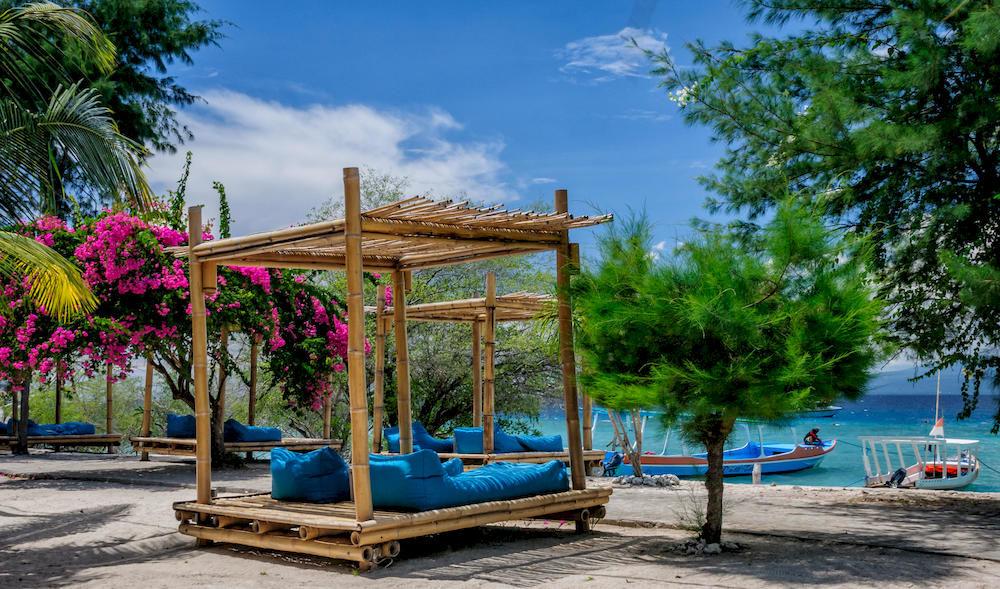 Karma Reef Otel Gili Trawangan Dış mekan fotoğraf