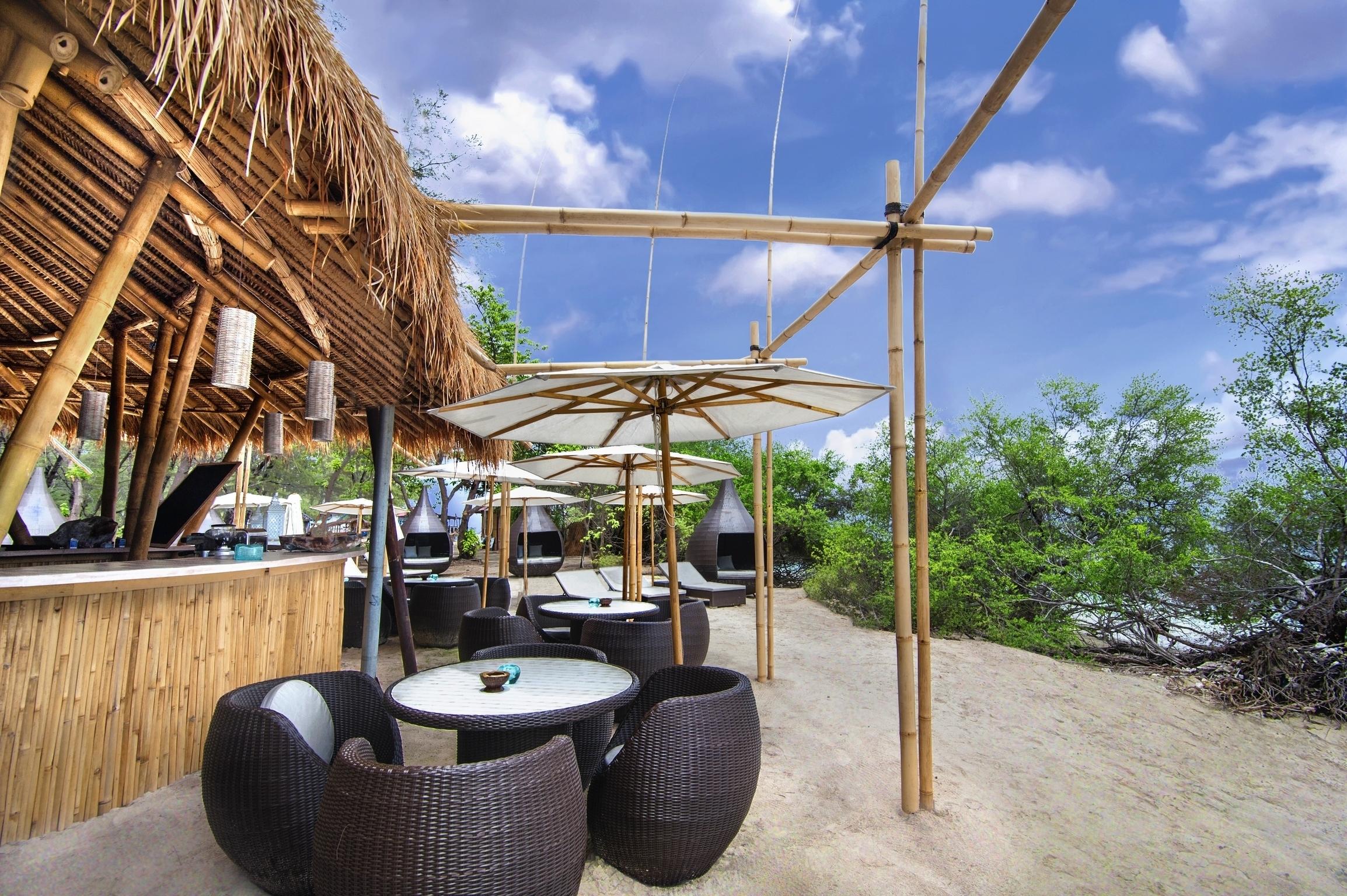 Karma Reef Otel Gili Trawangan Dış mekan fotoğraf