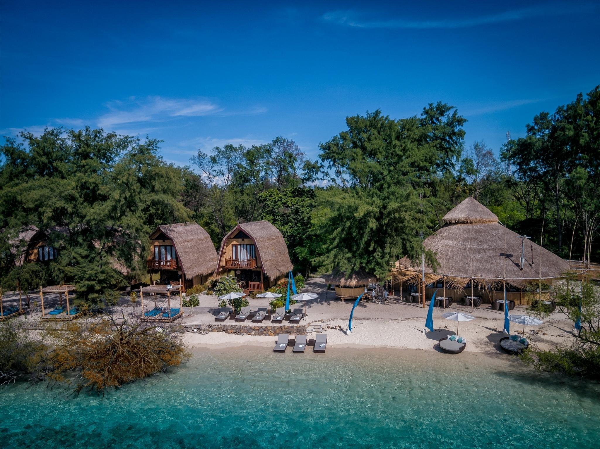 Karma Reef Otel Gili Trawangan Dış mekan fotoğraf