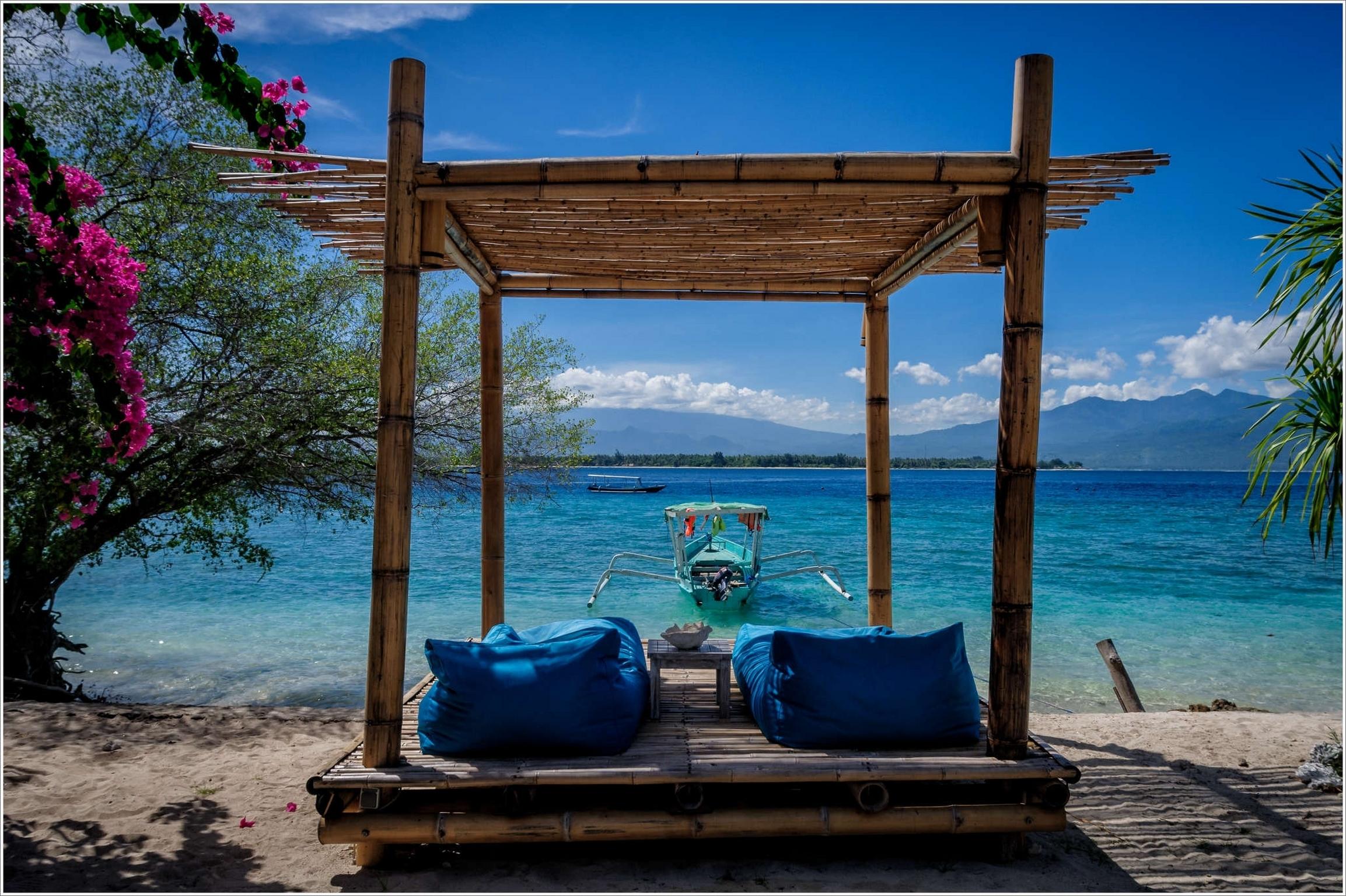 Karma Reef Otel Gili Trawangan Dış mekan fotoğraf