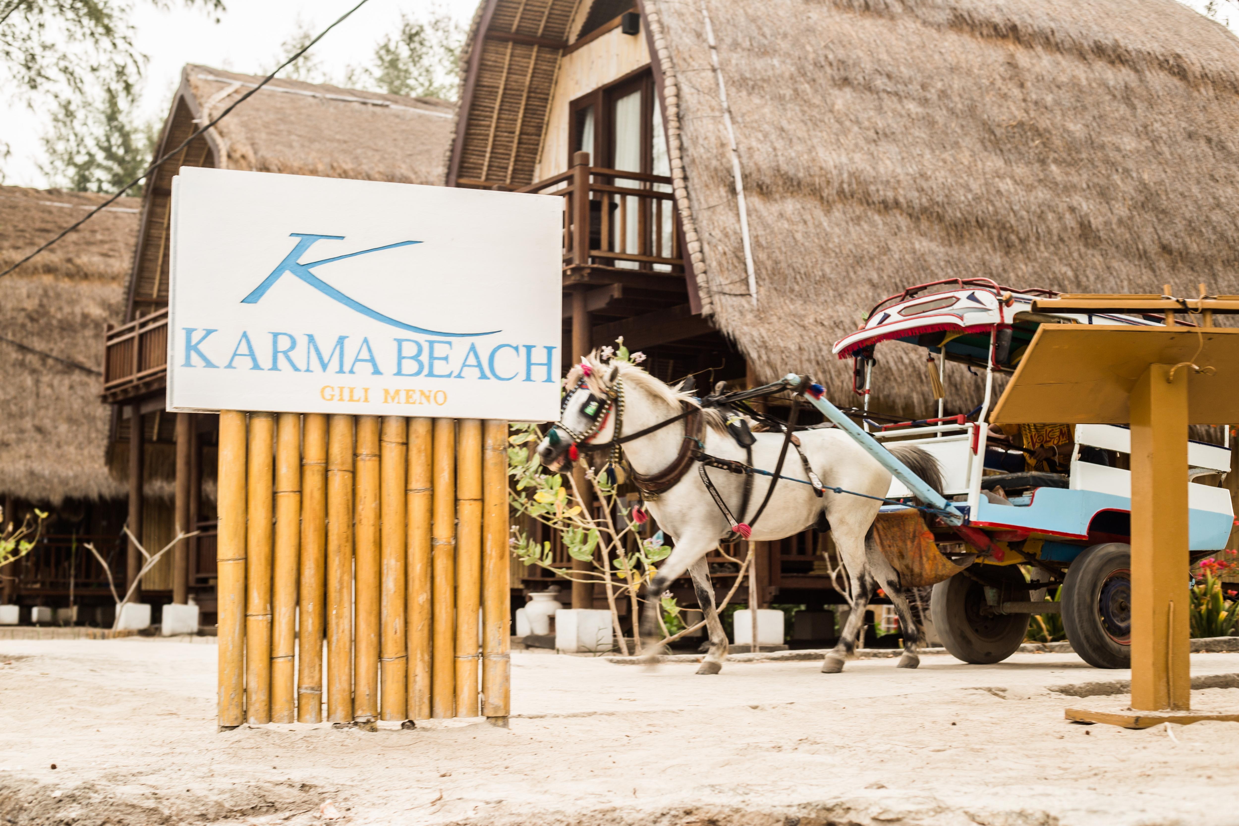 Karma Reef Otel Gili Trawangan Dış mekan fotoğraf
